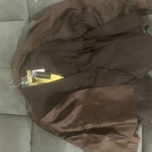 Dana Buchman Brown Mini Skirt Set Size 14